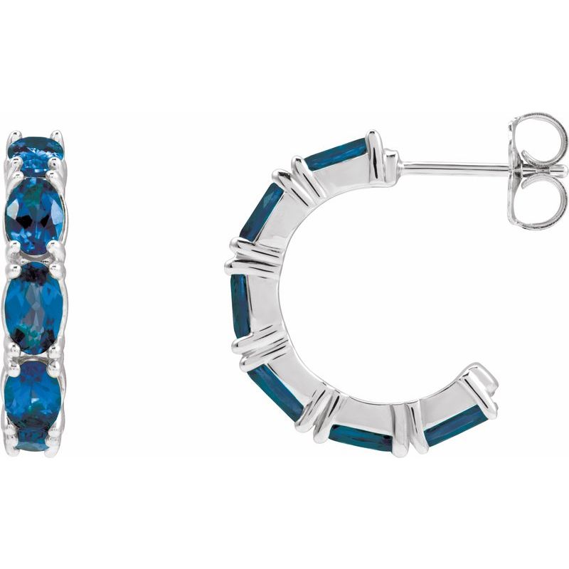Accented Hoop Earrings No. 2