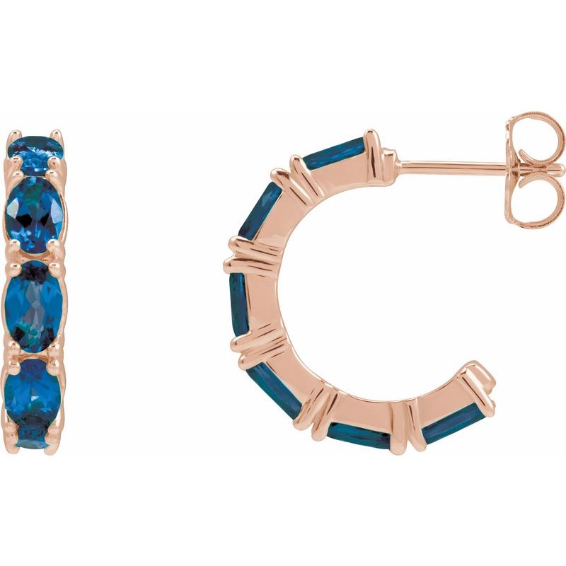 Accented Hoop Earrings No. 2