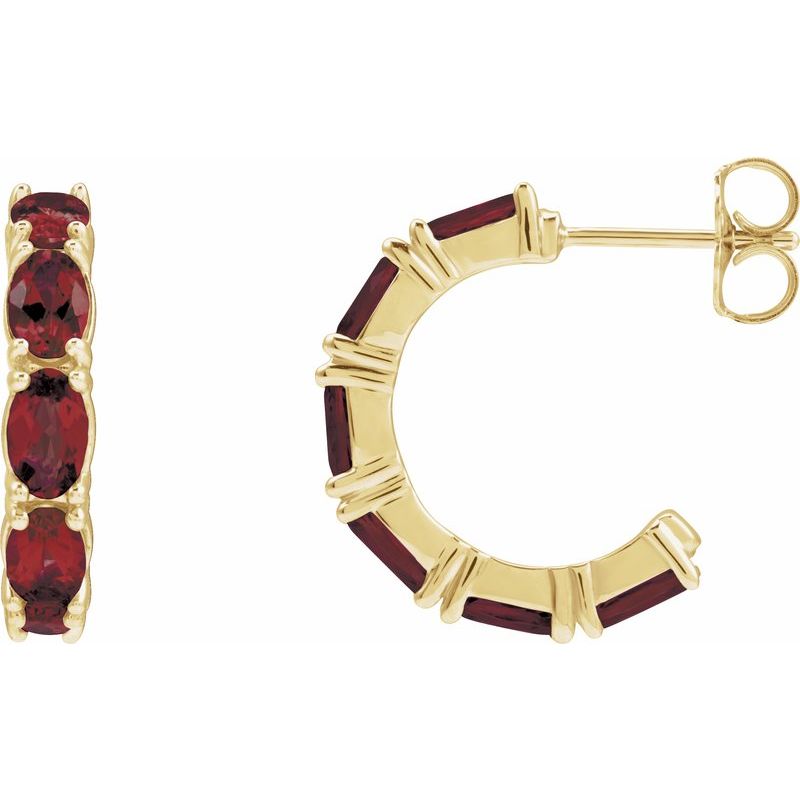 Accented Hoop Earrings No. 2