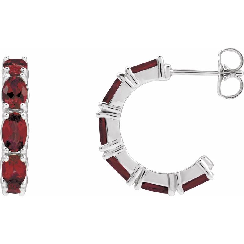 Accented Hoop Earrings No. 2