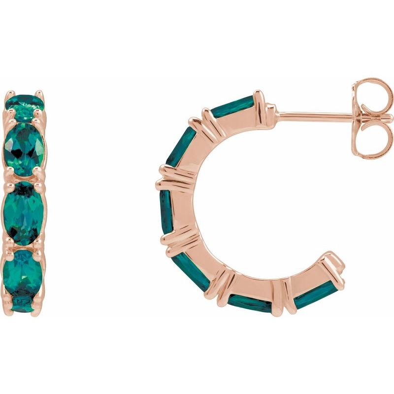 Accented Hoop Earrings No. 2