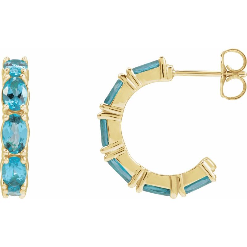 Accented Hoop Earrings No. 2