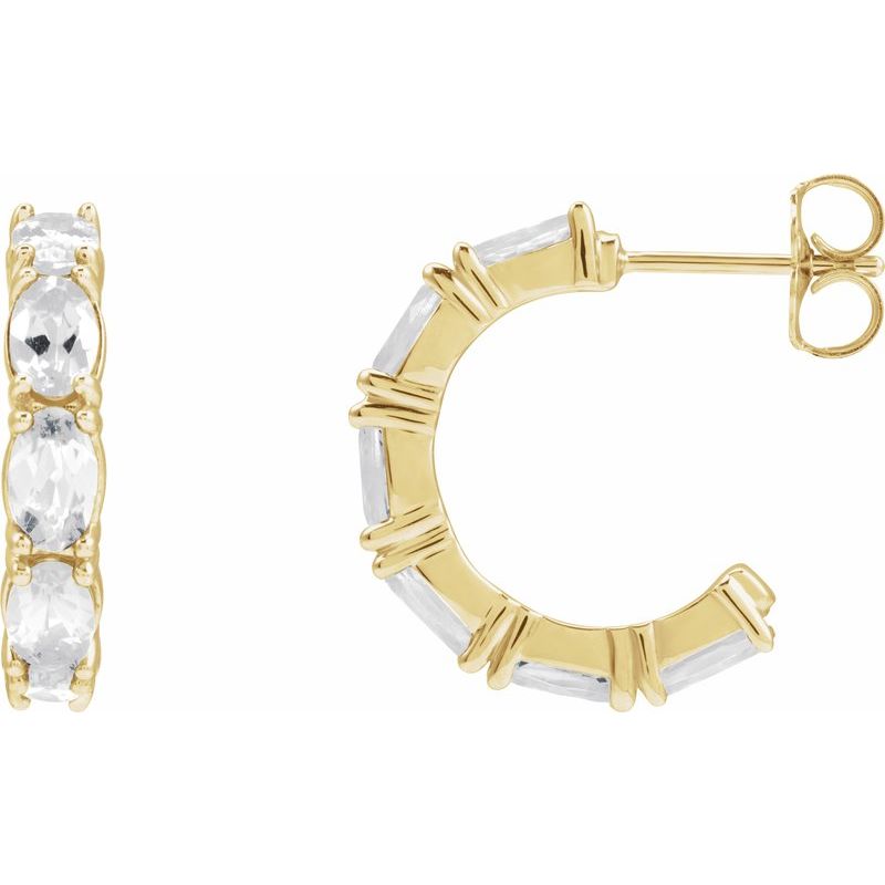 Accented Hoop Earrings No. 2