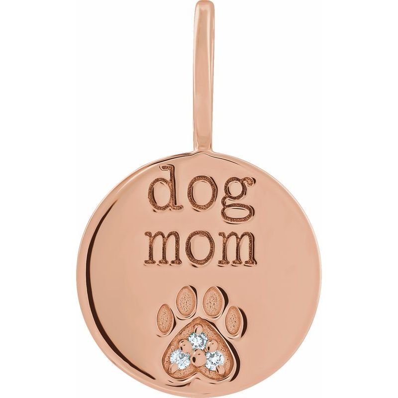 Engraved Paw Print Charm/Pendant