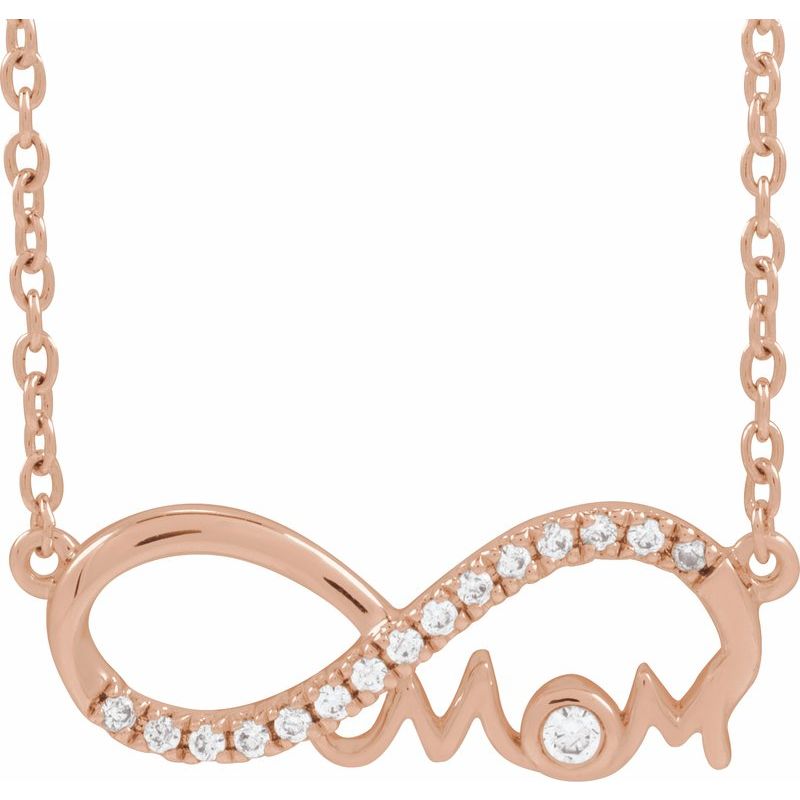 Infinity-Inspired Mom Necklace