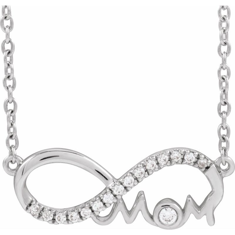 Infinity-Inspired Mom Necklace
