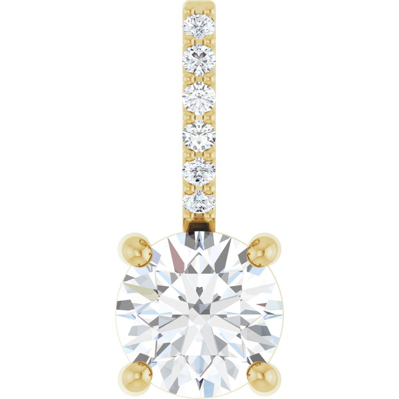 Accented Charm/Pendant — Diamond