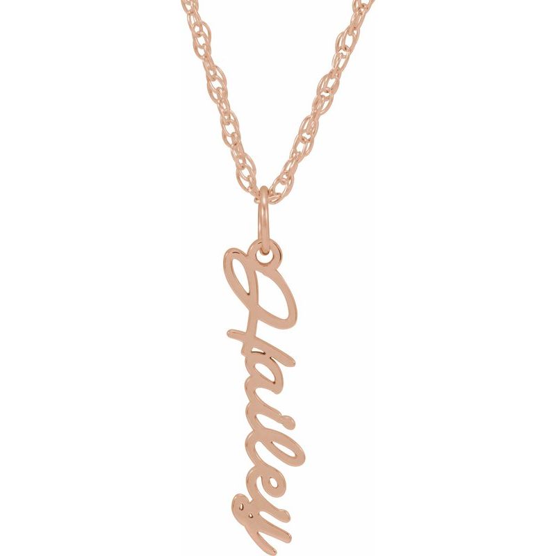 Script Nameplate 16-18″ Necklace