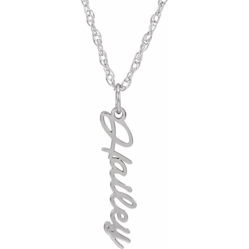 Script Nameplate 16-18″ Necklace