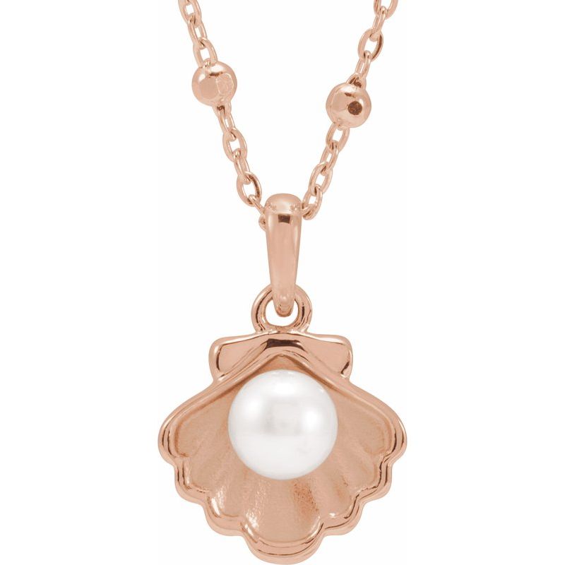 Pearl Shell Necklace or Charm/Pendant