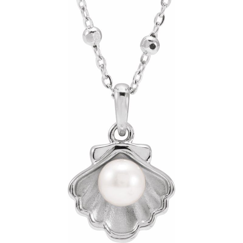 Pearl Shell Necklace or Charm/Pendant