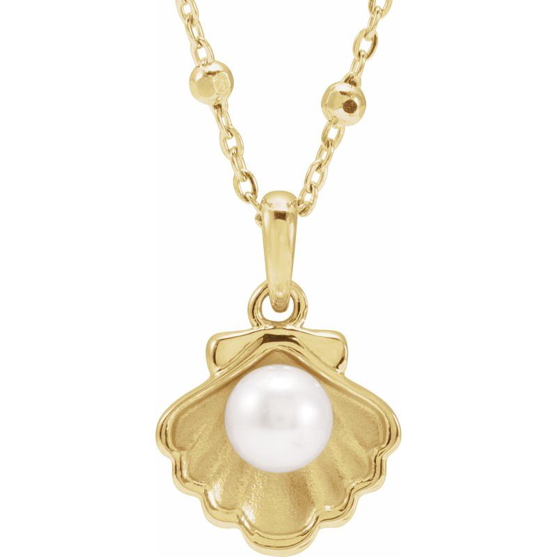 Pearl Shell Necklace or Charm/Pendant