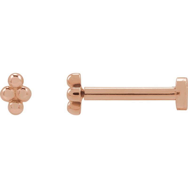 Tiny Bead Earrings — 4 Stud