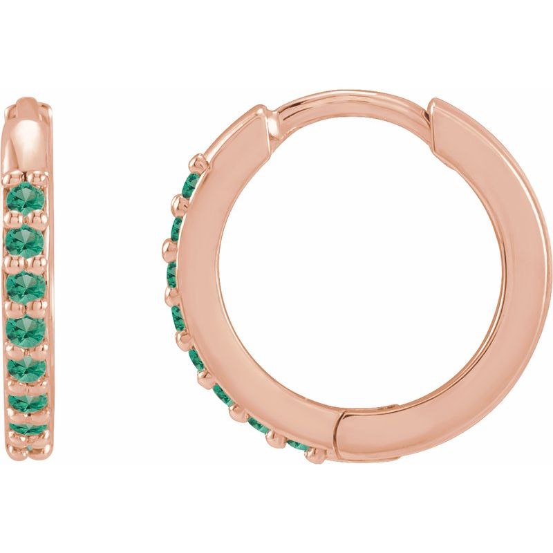Accented Huggie Earrings