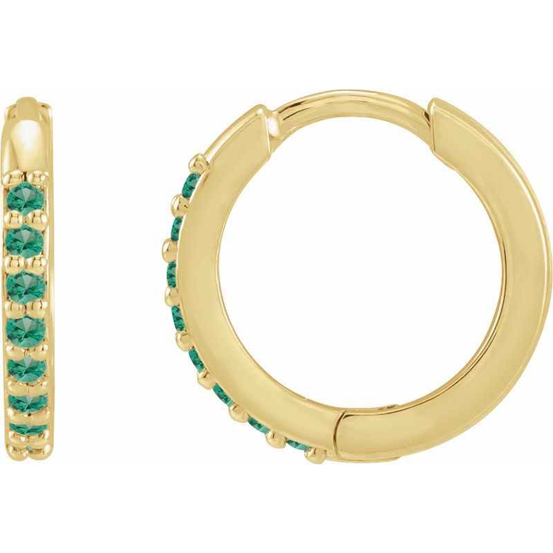 Accented Huggie Earrings