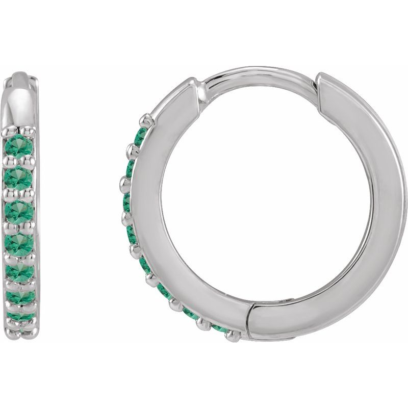 Accented Huggie Earrings