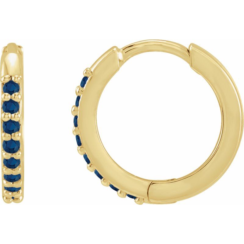 Accented Huggie Earrings