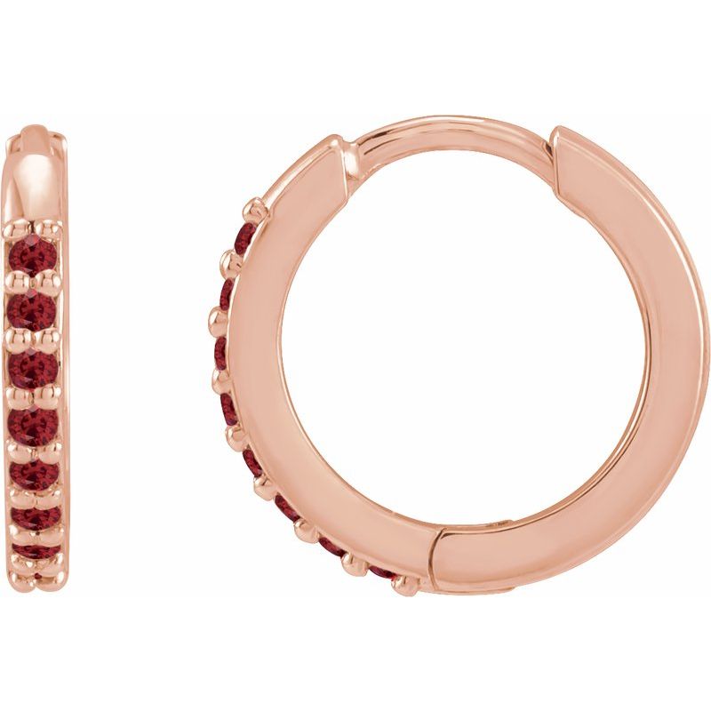 Accented Huggie Earrings