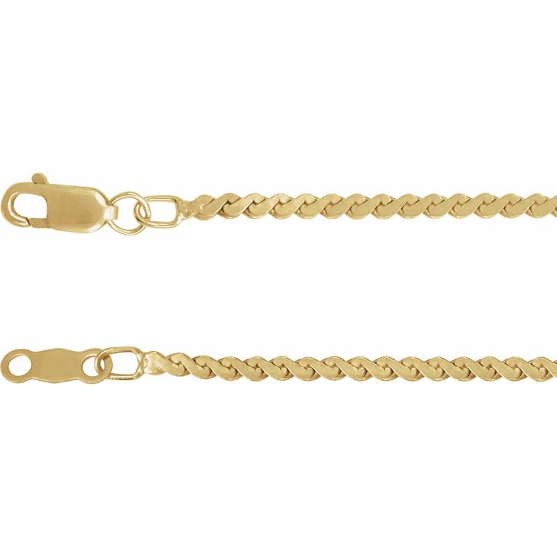 1.7 mm Serpentine Chain