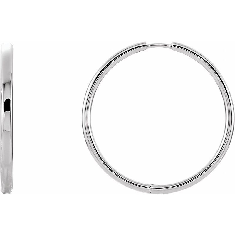 Hinged Hoop Earrings No. 5