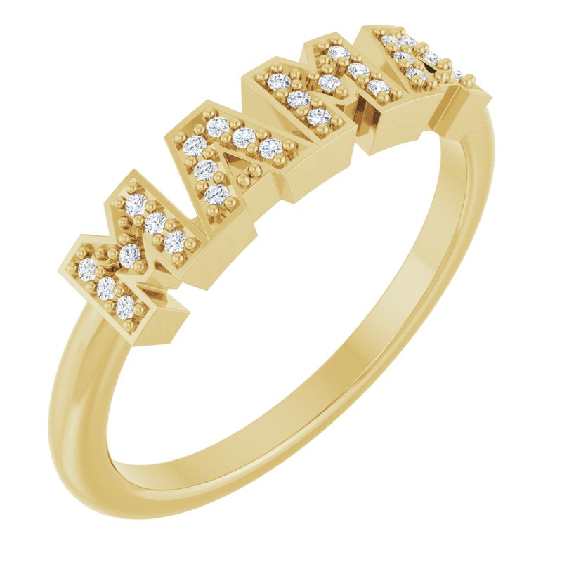 Accented Mama Ring