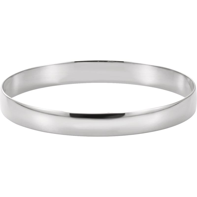 Engravable Half Round Bangle Bracelet