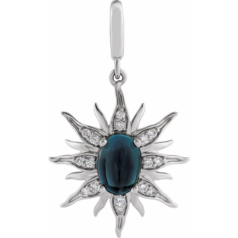 Accented Sun Charm/Pendant