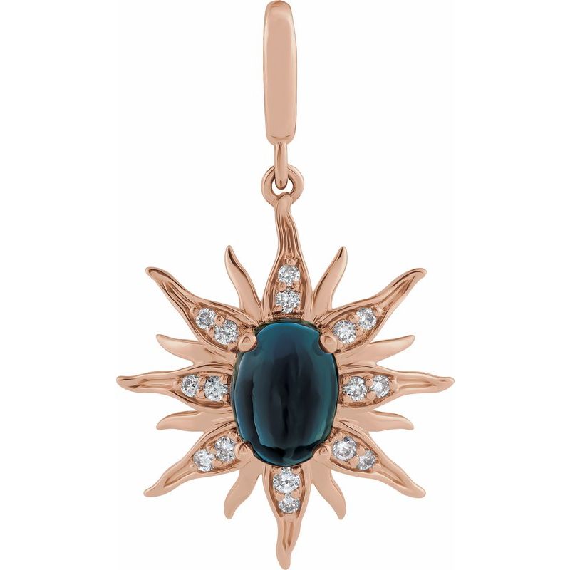 Accented Sun Charm/Pendant