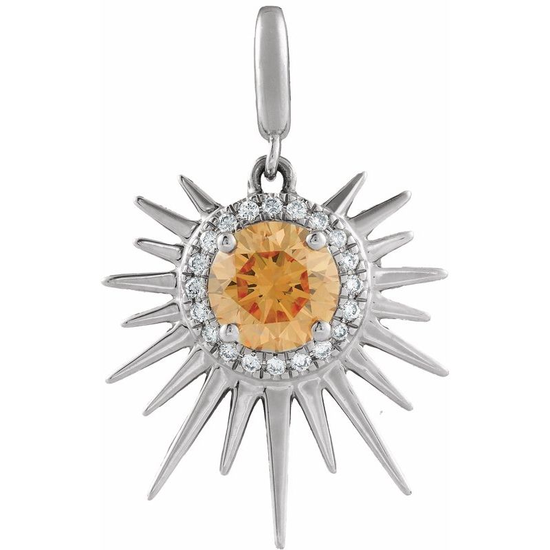 Halo-Style Sun Charm/Pendant