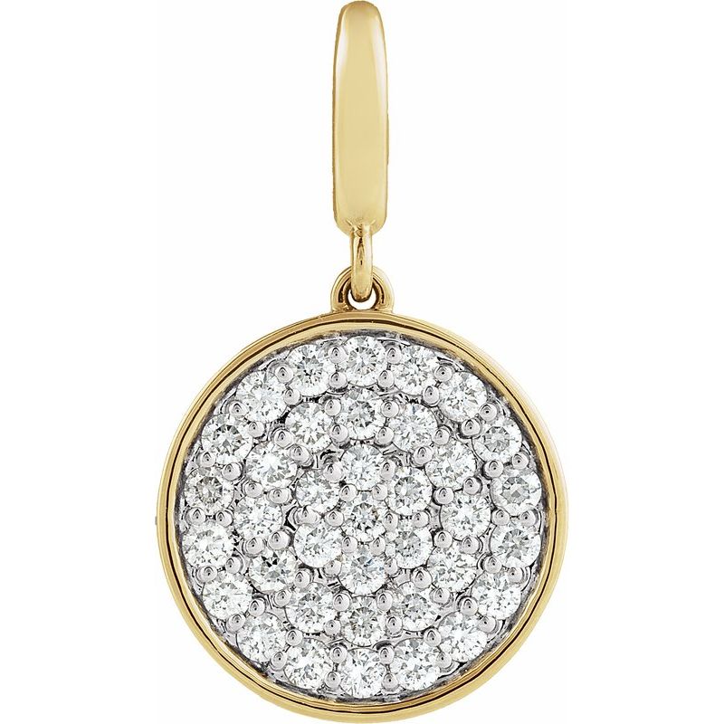 Pavé-Style Charm/Pendant