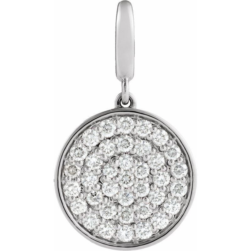 Pavé-Style Charm/Pendant