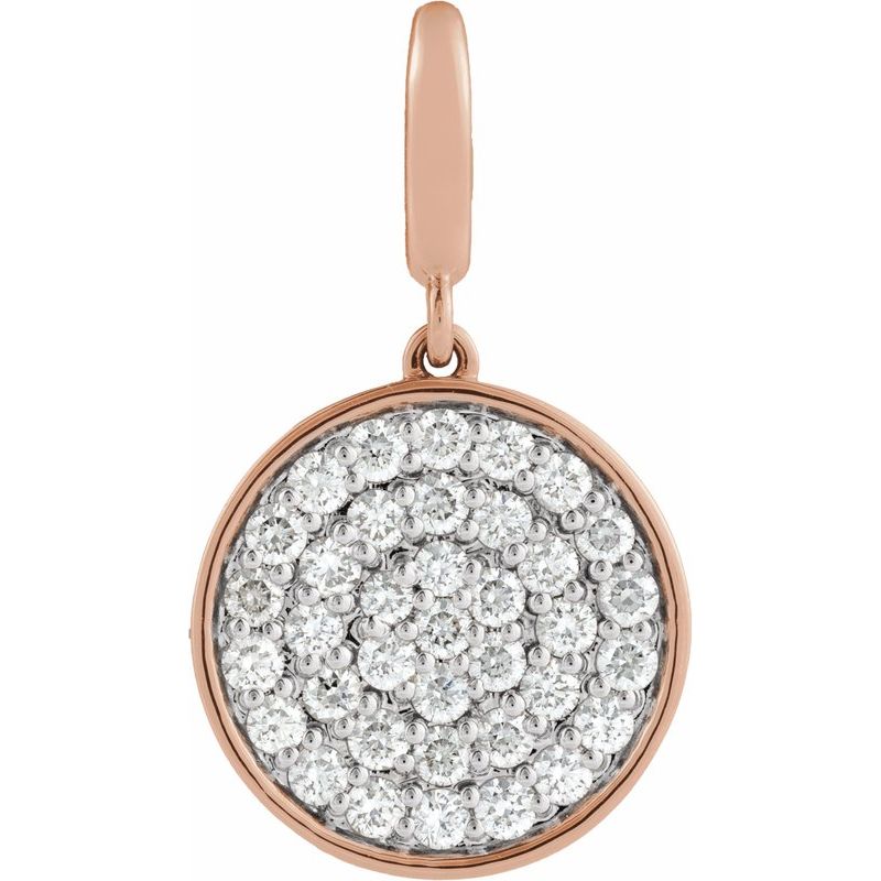Pavé-Style Charm/Pendant