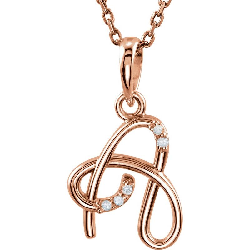 Initial Necklace or Pendant