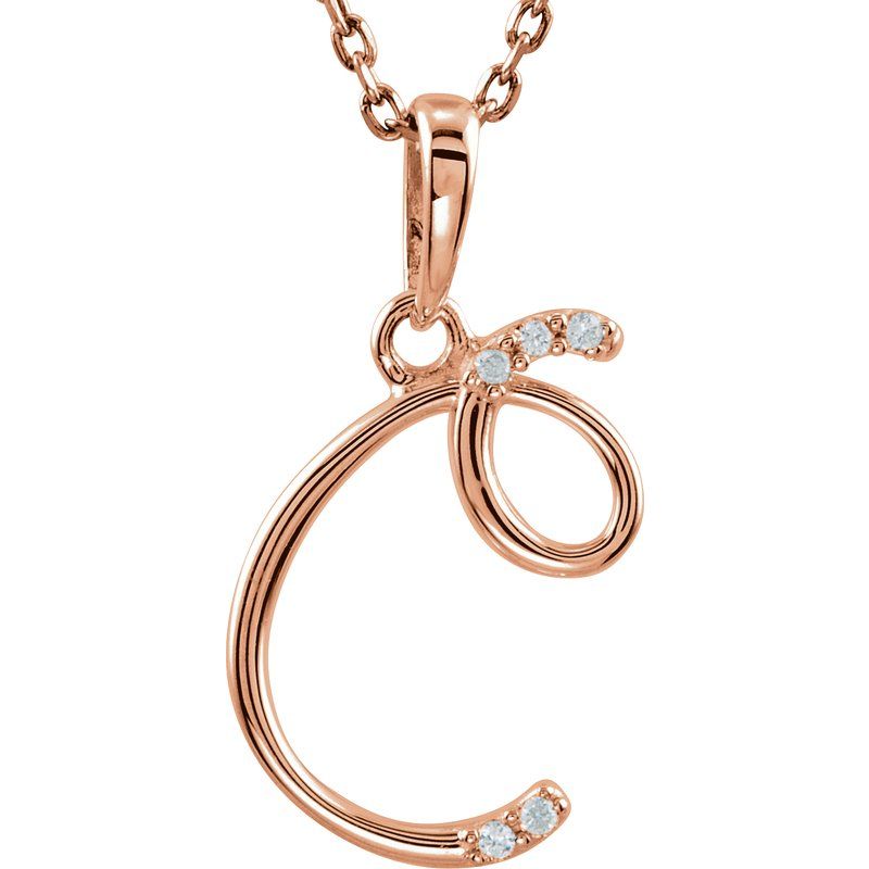 Initial Necklace or Pendant