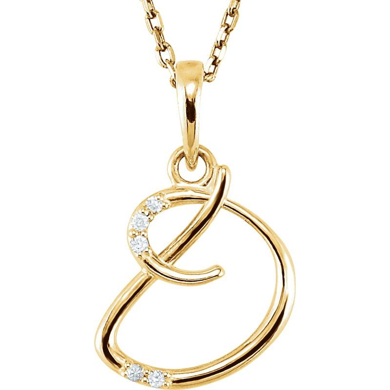 Initial Necklace or Pendant