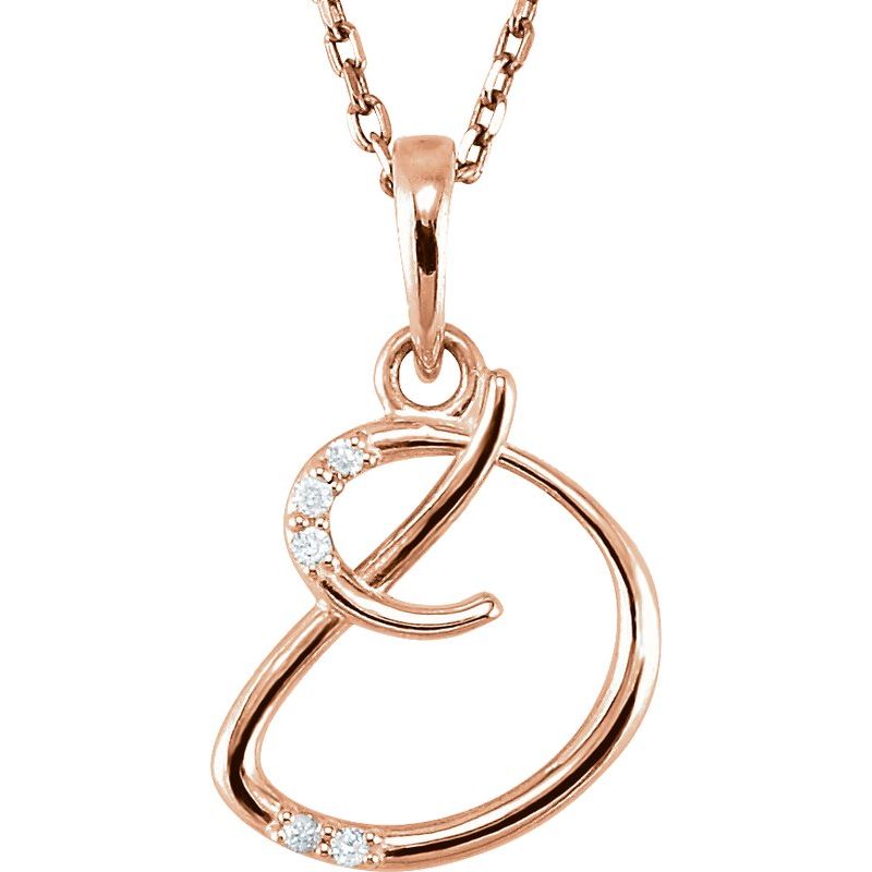 Initial Necklace or Pendant