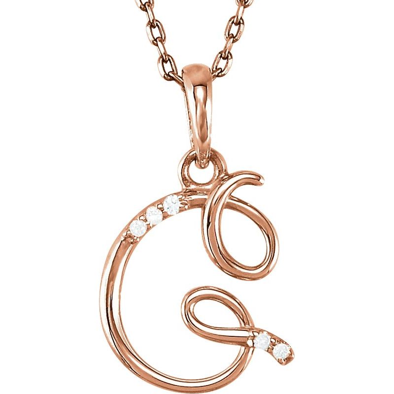 Initial Necklace or Pendant