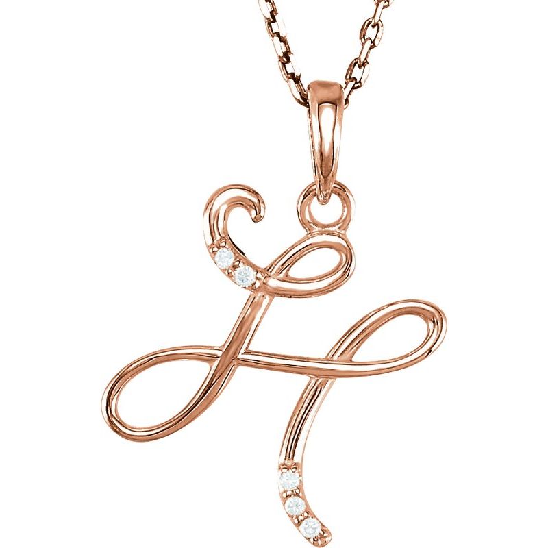 Initial Necklace or Pendant