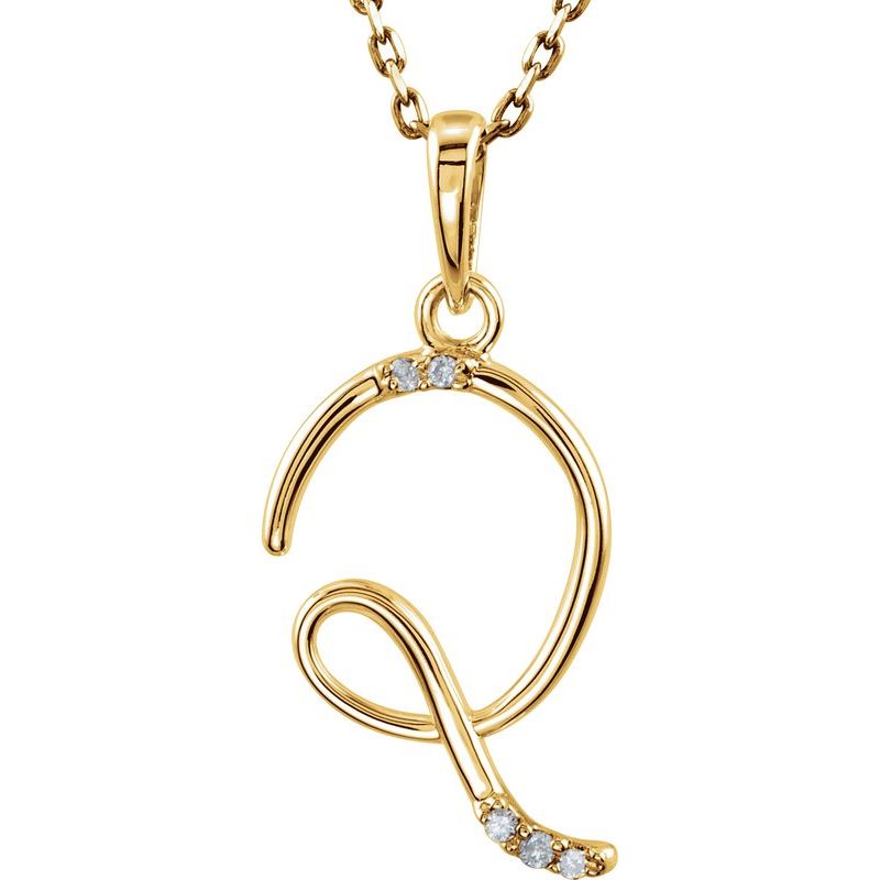 Initial Necklace or Pendant