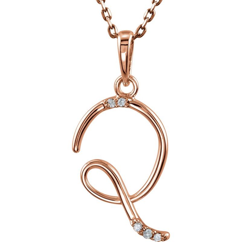 Initial Necklace or Pendant