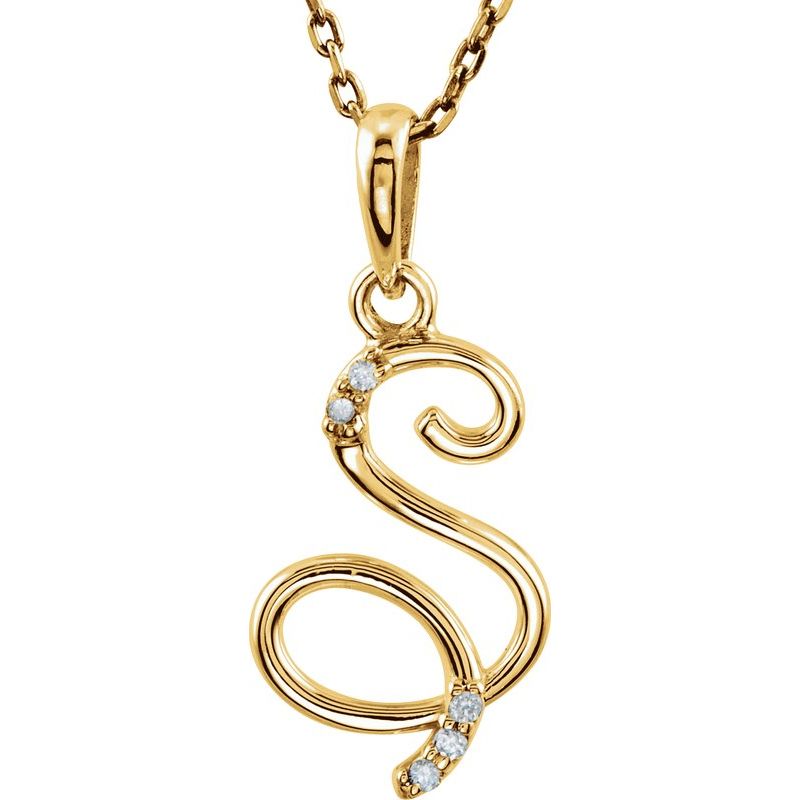 Initial Necklace or Pendant