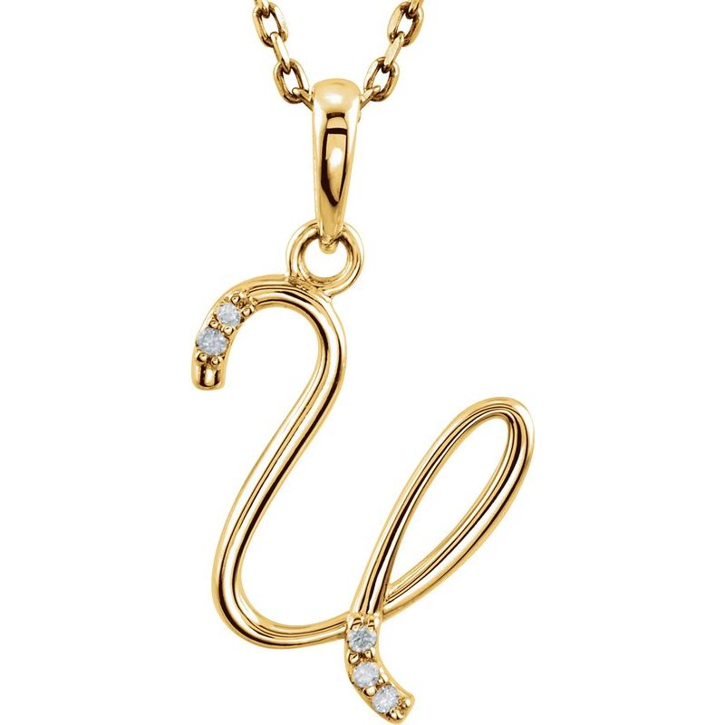 Initial Necklace or Pendant