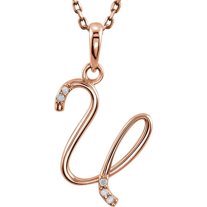 Initial Necklace or Pendant