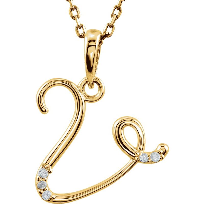 Initial Necklace or Pendant