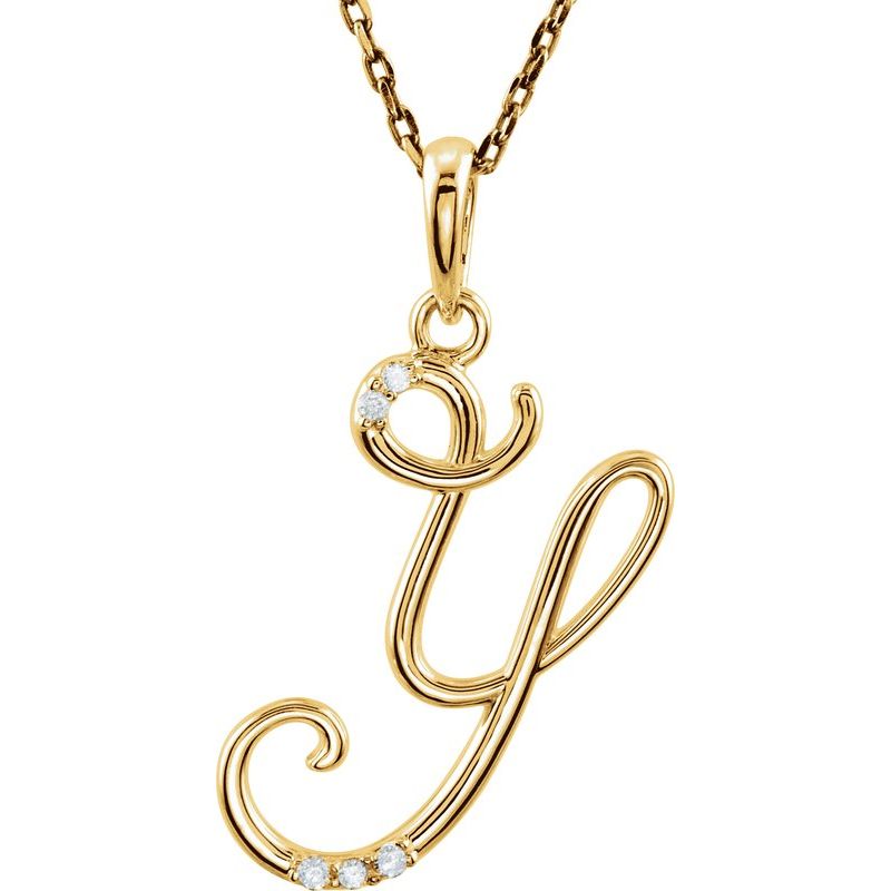 Initial Necklace or Pendant