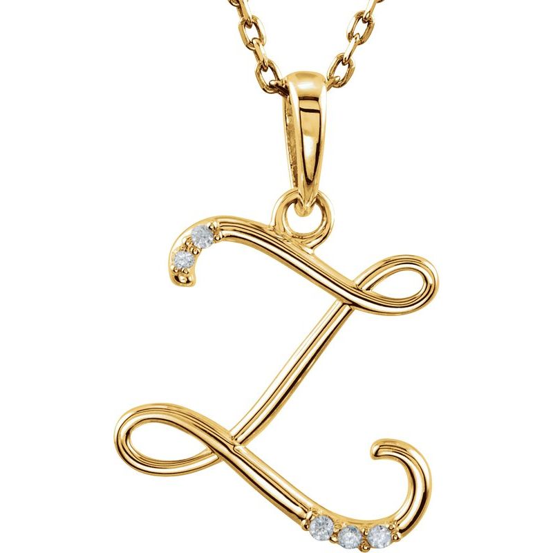 Initial Necklace or Pendant
