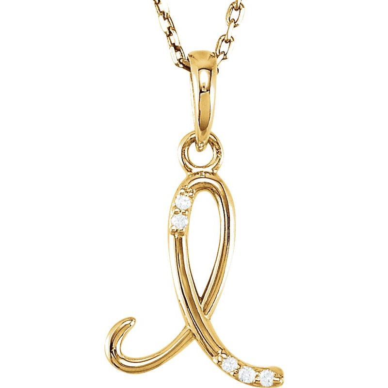 Initial Necklace or Pendant