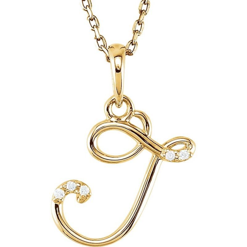Initial Necklace or Pendant
