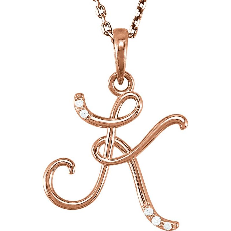 Initial Necklace or Pendant