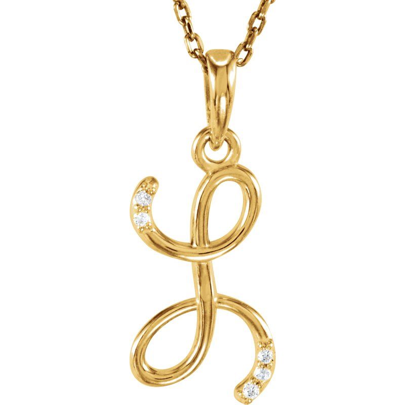 Initial Necklace or Pendant